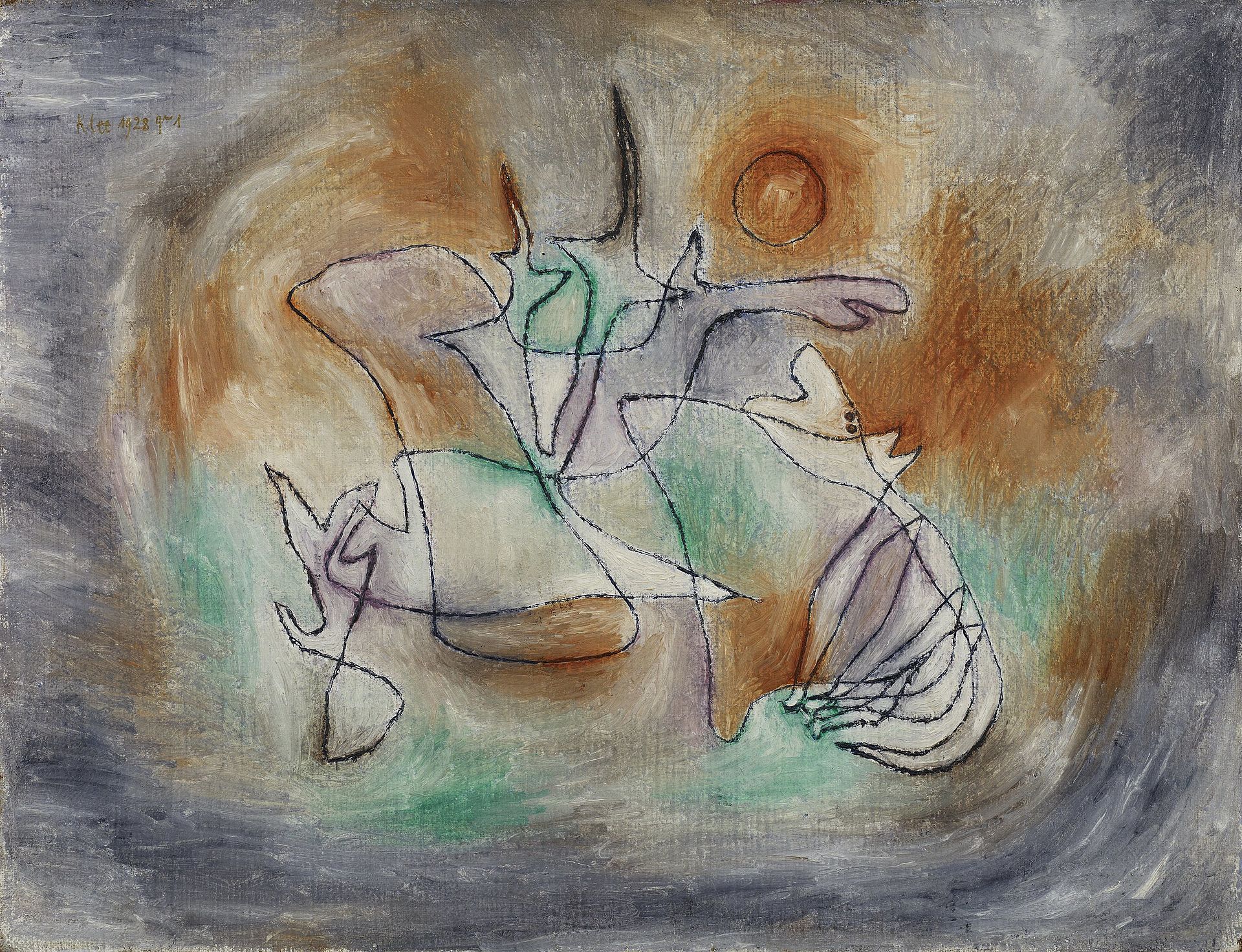 Howling Dog Paul Klee